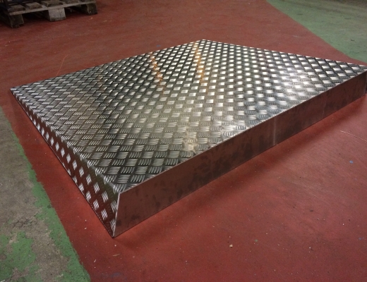 Lasterampe i aluminium